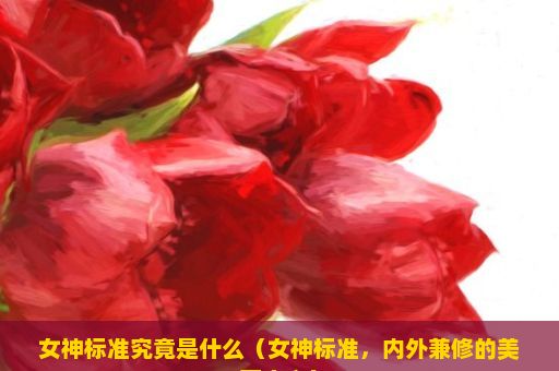 女神标准究竟是什么（女神标准，内外兼修的美丽定义）