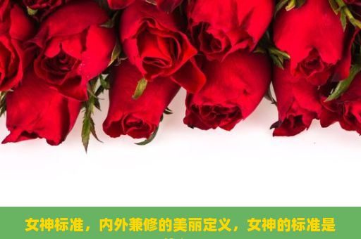 女神标准，内外兼修的美丽定义，女神的标准是什么？