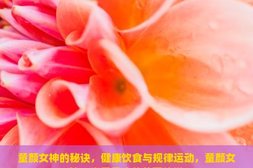 童颜女神的秘诀，健康饮食与规律运动，童颜女神，岁月无痕的美丽传说