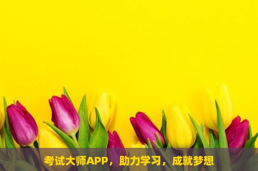 考试大师APP，助力学习，成就梦想