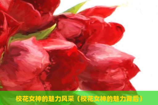 校花女神的魅力风采（校花女神的魅力背后）