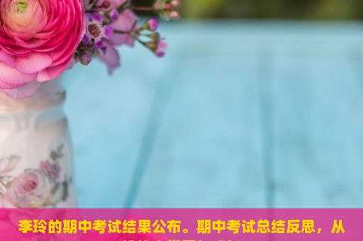 李玲的期中考试结果公布。期中考试总结反思，从挑战中学习与成长