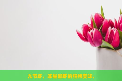 九节虾，非基围虾的独特美味，