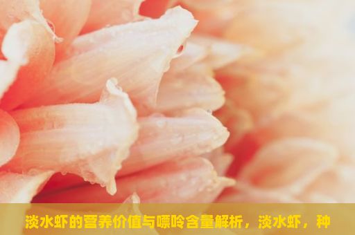 淡水虾的营养价值与嘌呤含量解析，淡水虾，种类繁多，各具特色