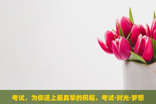 考试，为你送上最真挚的祝福，考试·时光·梦想