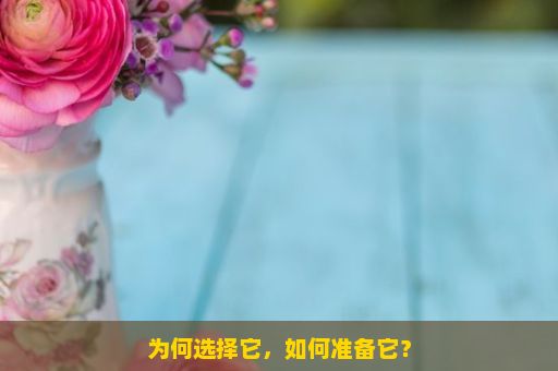 为何选择它，如何准备它？