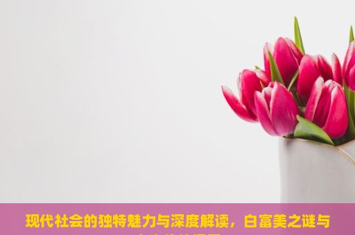 现代社会的独特魅力与深度解读，白富美之谜与人生价值探索