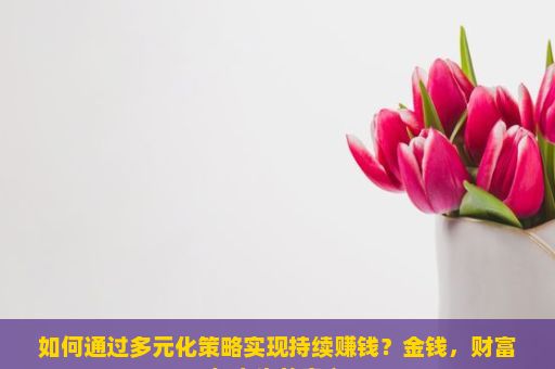 如何通过多元化策略实现持续赚钱？金钱，财富与人生的意义