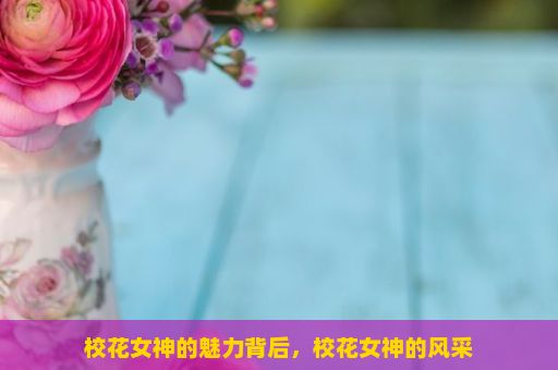 校花女神的魅力背后，校花女神的风采