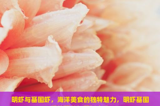 明虾与基围虾，海洋美食的独特魅力，明虾基围虾的营养与烹饪方法