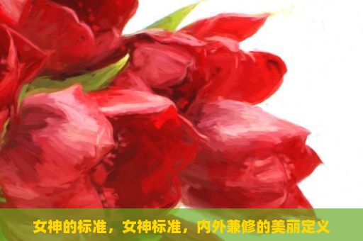 女神的标准，女神标准，内外兼修的美丽定义