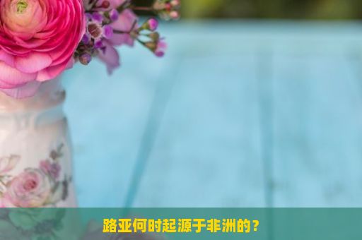 路亚何时起源于非洲的？