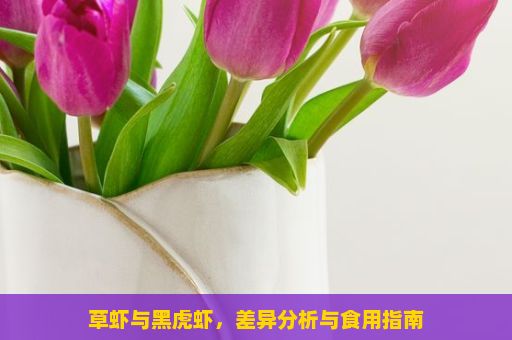 草虾与黑虎虾，差异分析与食用指南