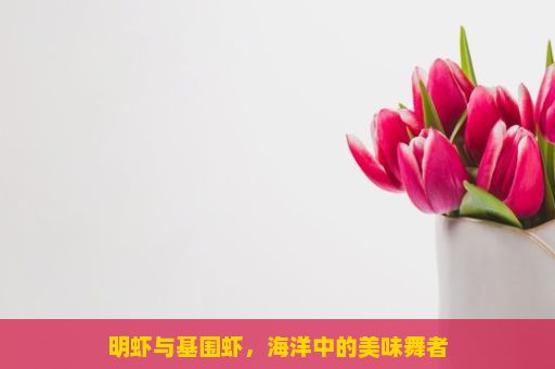 明虾与基围虾，海洋中的美味舞者