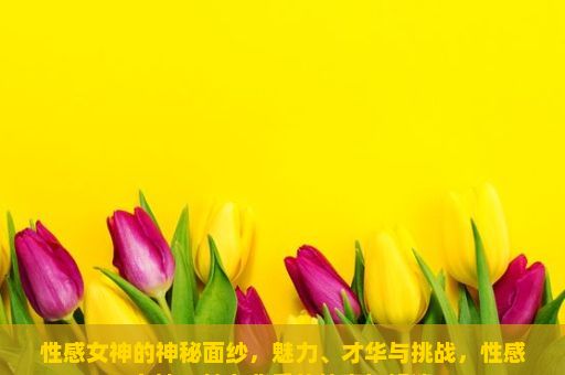 性感女神的神秘面纱，魅力、才华与挑战，性感女神，魅力背后的故事与解读