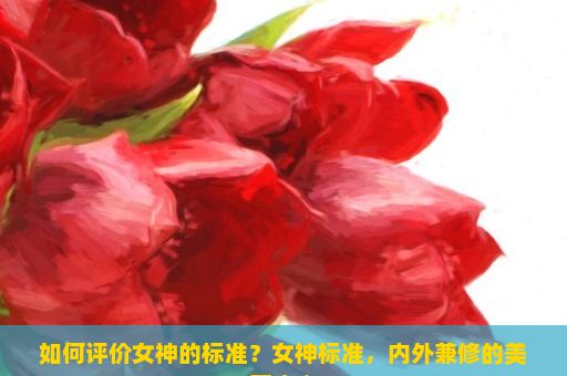 如何评价女神的标准？女神标准，内外兼修的美丽定义