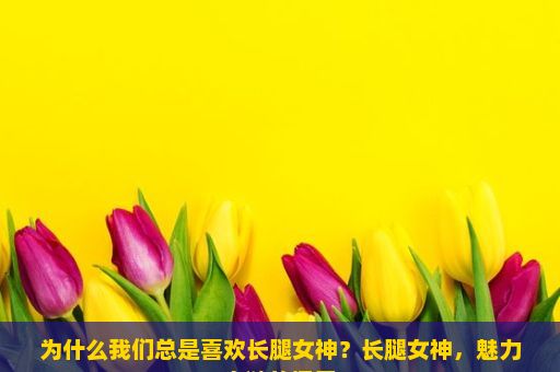 为什么我们总是喜欢长腿女神？长腿女神，魅力之谜的探索